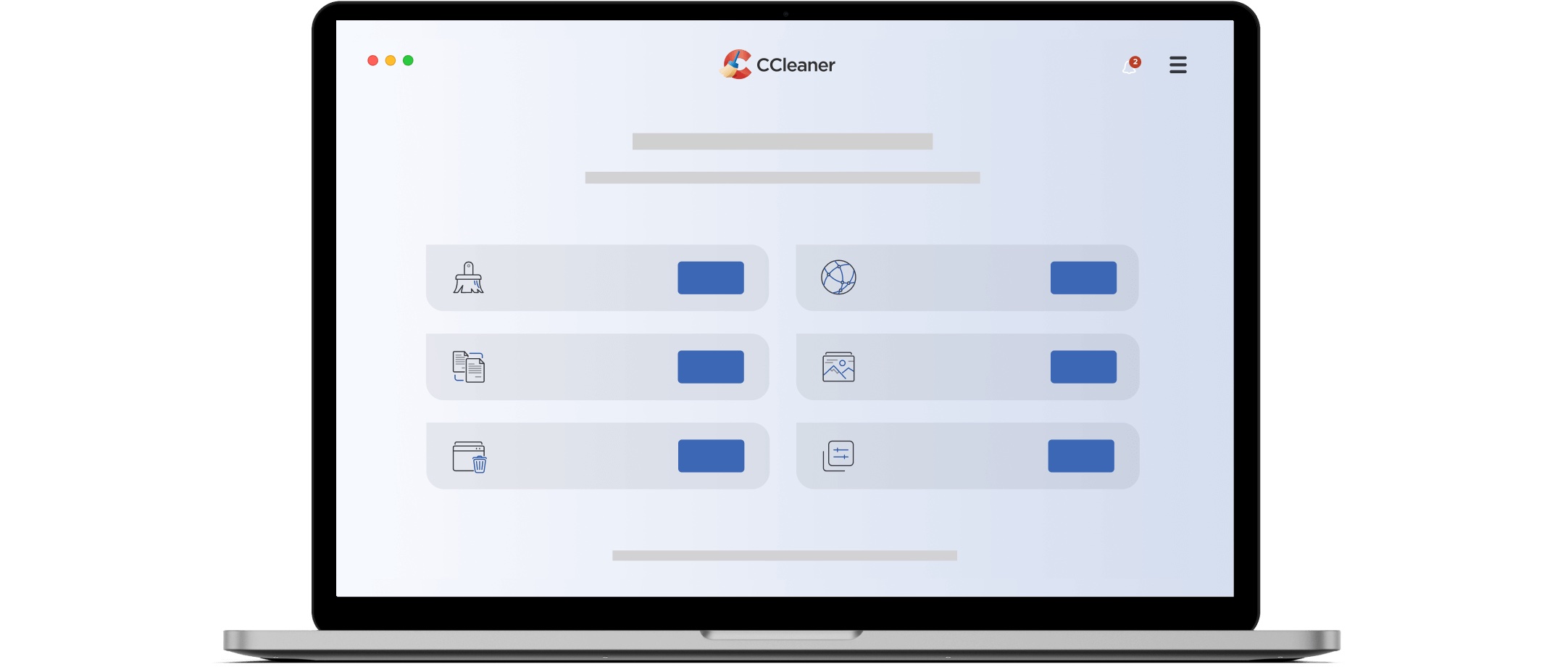 CCleaner for Mac product interface